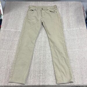 Levi's 501 Jeans Mens 34x34 Beige 2000s Button Fly